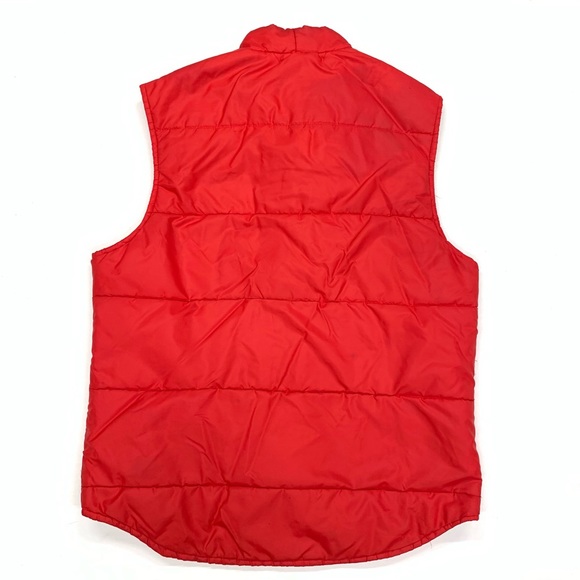 VTG 80s 90s Chalk Line Coca Cola Red Puffer Vest - Picture 3 of 7